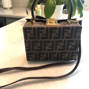 Authentic Fendi purse w/removable shoulder strap